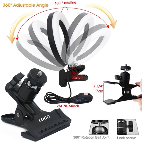 Selfie Ring Light For Desk And Laptop - Selfie Ring Light For Desk And Laptop - Image 2 of 3