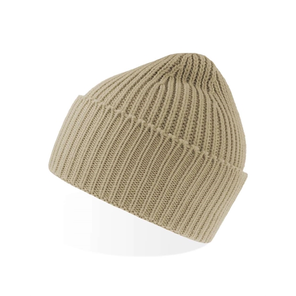 Atlantis Headwear Sustainable Chunky Rib Cuffed Beanie - Atlantis Headwear Sustainable Chunky Rib Cuffed Beanie - Image 5 of 22