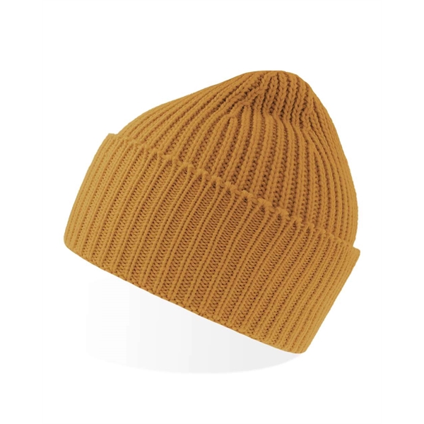 Atlantis Headwear Sustainable Chunky Rib Cuffed Beanie - Atlantis Headwear Sustainable Chunky Rib Cuffed Beanie - Image 8 of 22