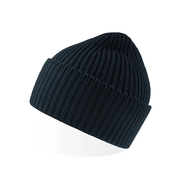 Atlantis Headwear Sustainable Chunky Rib Cuffed Beanie - Atlantis Headwear Sustainable Chunky Rib Cuffed Beanie - Image 9 of 22