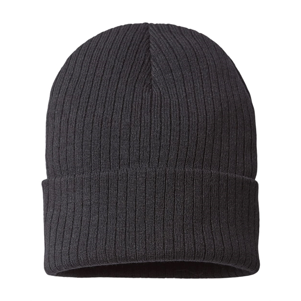 Atlantis Headwear Sustainable Rib Cuffed Beanie - Atlantis Headwear Sustainable Rib Cuffed Beanie - Image 1 of 15