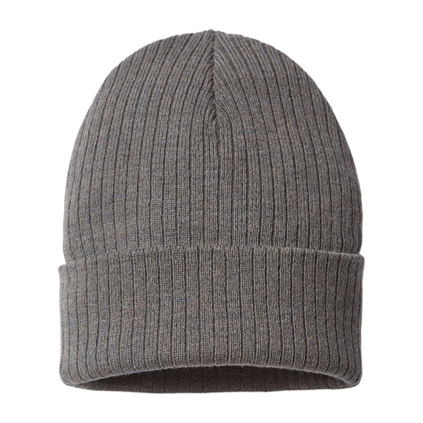 Atlantis Headwear Sustainable Rib Cuffed Beanie - Atlantis Headwear Sustainable Rib Cuffed Beanie - Image 3 of 15