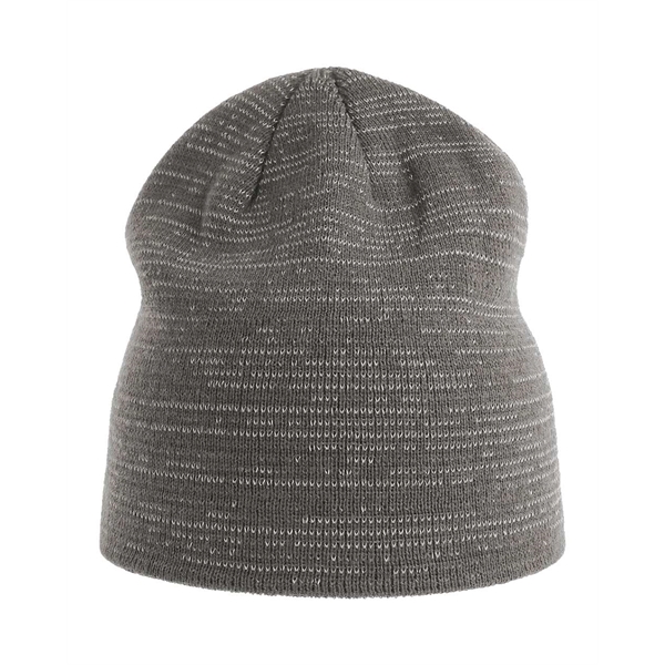 Atlantis Headwear Sustainable Reflective Beanie - Atlantis Headwear Sustainable Reflective Beanie - Image 6 of 8