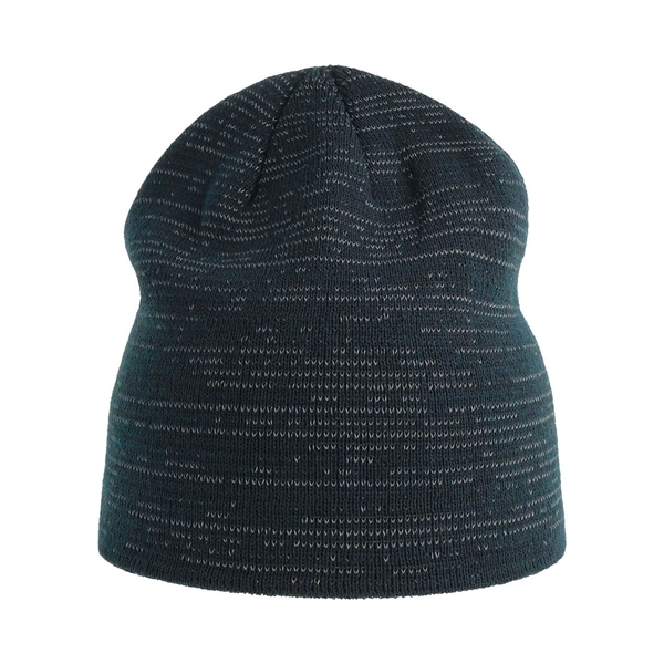 Atlantis Headwear Sustainable Reflective Beanie - Atlantis Headwear Sustainable Reflective Beanie - Image 3 of 8