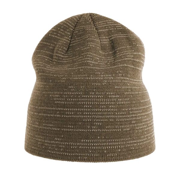 Atlantis Headwear Sustainable Reflective Beanie - Atlantis Headwear Sustainable Reflective Beanie - Image 8 of 8