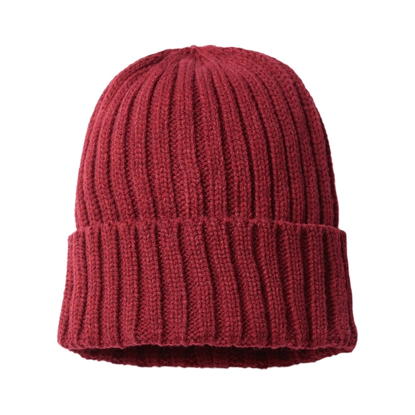 Atlantis Headwear Sustainable Cable Knit Cuffed Beanie - Atlantis Headwear Sustainable Cable Knit Cuffed Beanie - Image 2 of 11