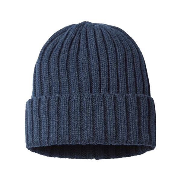 Atlantis Headwear Sustainable Cable Knit Cuffed Beanie - Atlantis Headwear Sustainable Cable Knit Cuffed Beanie - Image 7 of 11