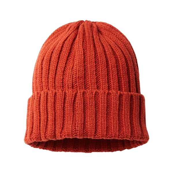 Atlantis Headwear Sustainable Cable Knit Cuffed Beanie - Atlantis Headwear Sustainable Cable Knit Cuffed Beanie - Image 9 of 11