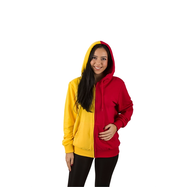 Embossed Midweight Zip-Up Hoodie - Embossed Midweight Zip-Up Hoodie - Image 2 of 4