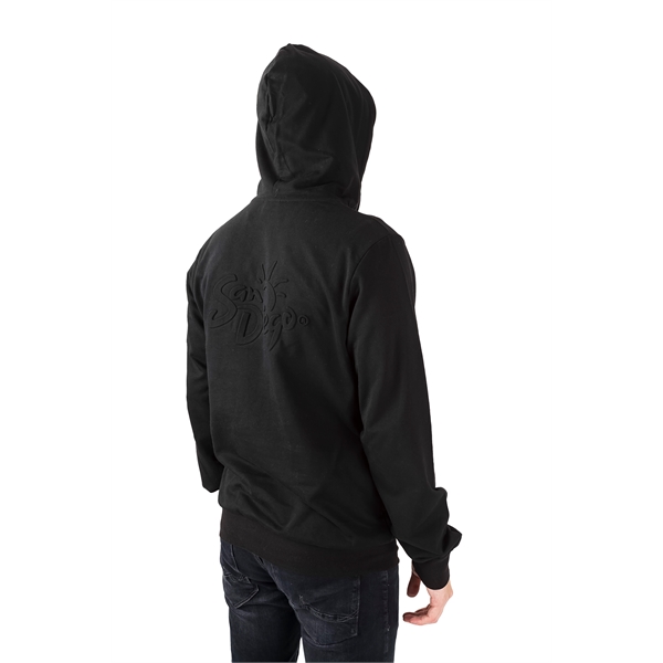 Embossed Midweight Zip-Up Hoodie - Embossed Midweight Zip-Up Hoodie - Image 4 of 4