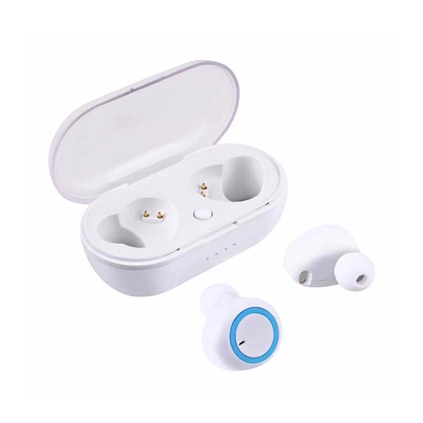 Wireless Bluetooth 5.0 Earbuds with Charging Case - Wireless Bluetooth 5.0 Earbuds with Charging Case - Image 0 of 4