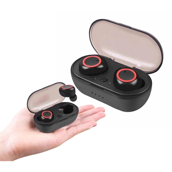Wireless Bluetooth 5.0 Earbuds with Charging Case - Wireless Bluetooth 5.0 Earbuds with Charging Case - Image 3 of 4