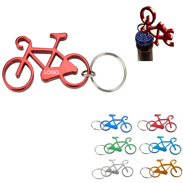 Bicycle shape bottle opener key chain - Bicycle shape bottle opener key chain - Image 0 of 1