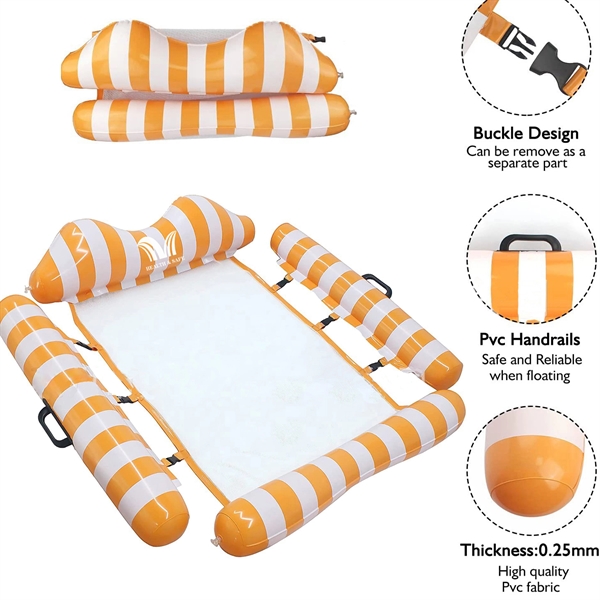 Inflatable Swimming Pool Float Hammock - Inflatable Swimming Pool Float Hammock - Image 0 of 3