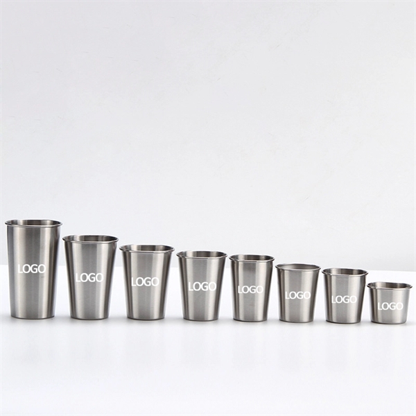 Stainless Steel Pint Cups - Stainless Steel Pint Cups - Image 2 of 3