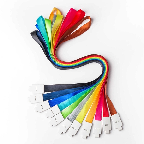 Custom logo plastic buckle Polyester Lanyard - Custom logo plastic buckle Polyester Lanyard - Image 0 of 0