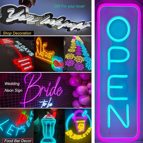 Custom Neon Signs Advertising Led Letter Lights Signature - Custom Neon Signs Advertising Led Letter Lights Signature - Image 1 of 5