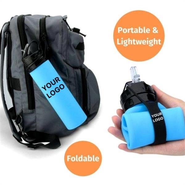 Outdoor Collapsible Water Bottle - Outdoor Collapsible Water Bottle - Image 2 of 2