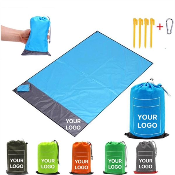 Portable Picnic Blanket Camping Beach Mat Set - Portable Picnic Blanket Camping Beach Mat Set - Image 0 of 2