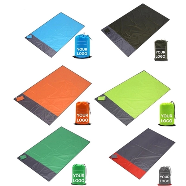Portable Picnic Blanket Camping Beach Mat Set - Portable Picnic Blanket Camping Beach Mat Set - Image 2 of 2