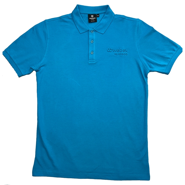 Embossed Polo Shirt - Embossed Polo Shirt - Image 4 of 4