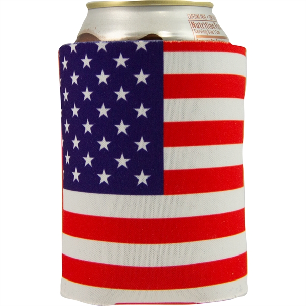 Old Glory Foam Can Cooler - Old Glory Foam Can Cooler - Image 2 of 2