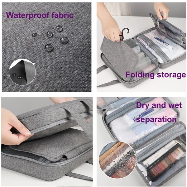 Large Capacity Hanging Toiletry Bag - Large Capacity Hanging Toiletry Bag - Image 1 of 3