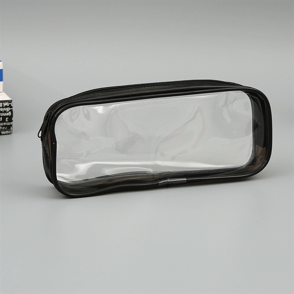 PVC Clear Office Pen Pouch - PVC Clear Office Pen Pouch - Image 1 of 2