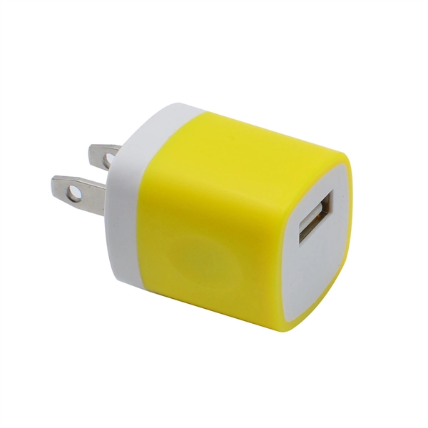 Travel Single Port USB Wall  Charging Block - Travel Single Port USB Wall  Charging Block - Image 3 of 4