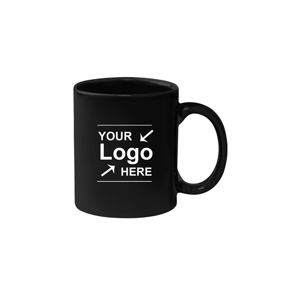 11 Oz. Colored Stoneware Mug With C-Handle - 11 Oz. Colored Stoneware Mug With C-Handle - Image 1 of 1