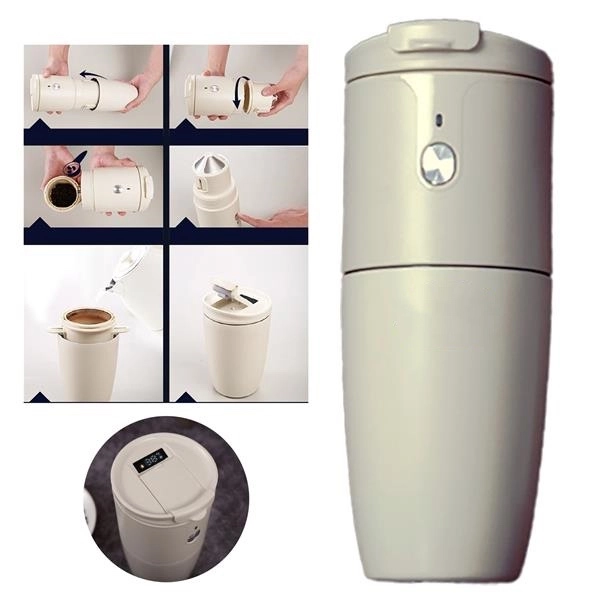 5 In 1 Coffee Grinder Filter Tumbler - 5 In 1 Coffee Grinder Filter Tumbler - Image 0 of 4