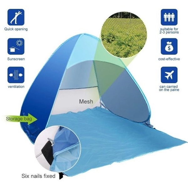 UV Protection Pop Up Beach Tent - UV Protection Pop Up Beach Tent - Image 1 of 3