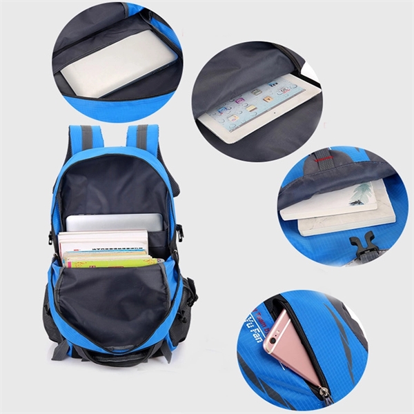 Nylon Waterproof Climbing Backpack - Nylon Waterproof Climbing Backpack - Image 2 of 4