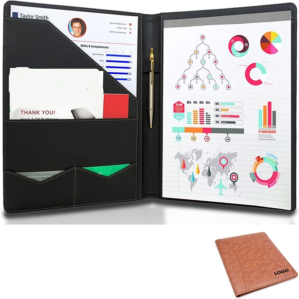 Leather Resume Portfolio Folder - Leather Resume Portfolio Folder - Image 0 of 3