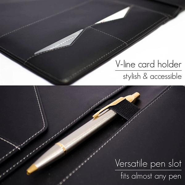 Leather Resume Portfolio Folder - Leather Resume Portfolio Folder - Image 2 of 3