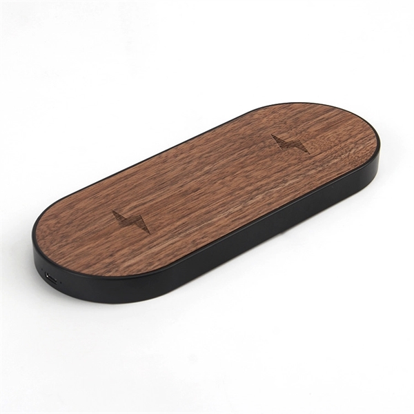 Wooden 2 In 1 Wireless Charger - Wooden 2 In 1 Wireless Charger - Image 1 of 3