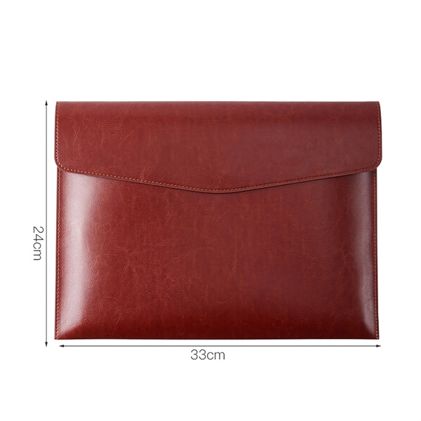 PU Leather A4 File Folder - PU Leather A4 File Folder - Image 8 of 12