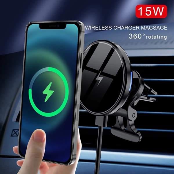 Magnetic Wireless Car Charger - Magnetic Wireless Car Charger - Image 1 of 5