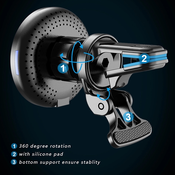 Magnetic Wireless Car Charger - Magnetic Wireless Car Charger - Image 4 of 5