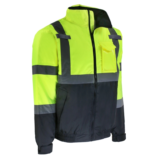Safety Brite Bomber Jacket, Black Bottom - Safety Brite Bomber Jacket, Black Bottom - Image 3 of 3