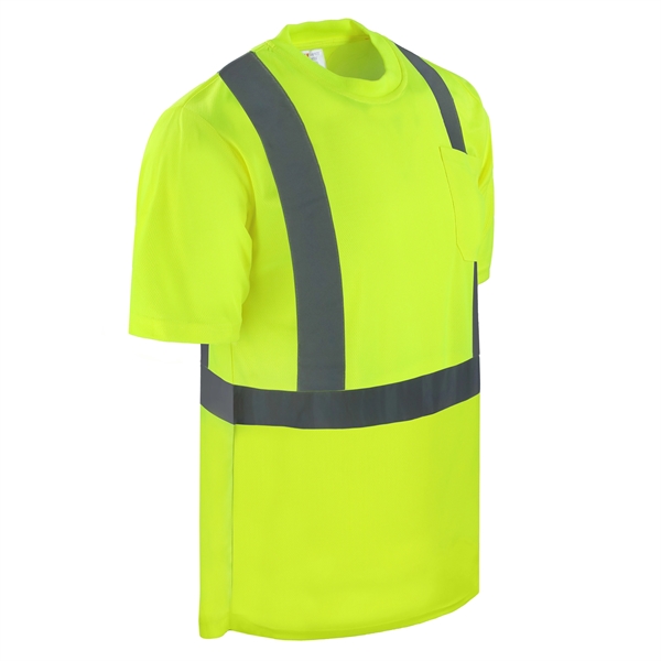 Safety Brite Hi Vis Class 2 SS T-Shirt - Safety Brite Hi Vis Class 2 SS T-Shirt - Image 3 of 3