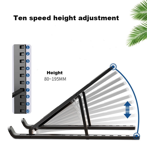 Adjustable Foldable Portable Laptop Stand - Adjustable Foldable Portable Laptop Stand - Image 2 of 5
