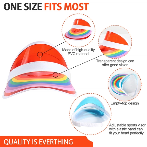 Rainbow Visor - Rainbow Visor - Image 1 of 9