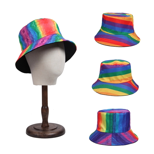 Rainbow Bucket Hat - Rainbow Bucket Hat - Image 0 of 7
