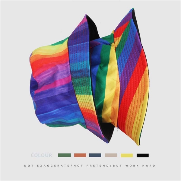Rainbow Bucket Hat - Rainbow Bucket Hat - Image 3 of 7