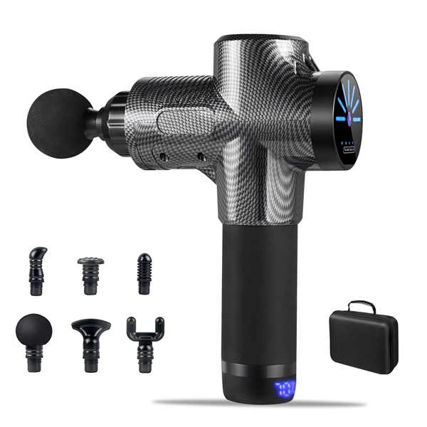 Massage Gun Deep Tissue Muscle Therapy 6 Heads - Massage Gun Deep Tissue Muscle Therapy 6 Heads - Image 0 of 3