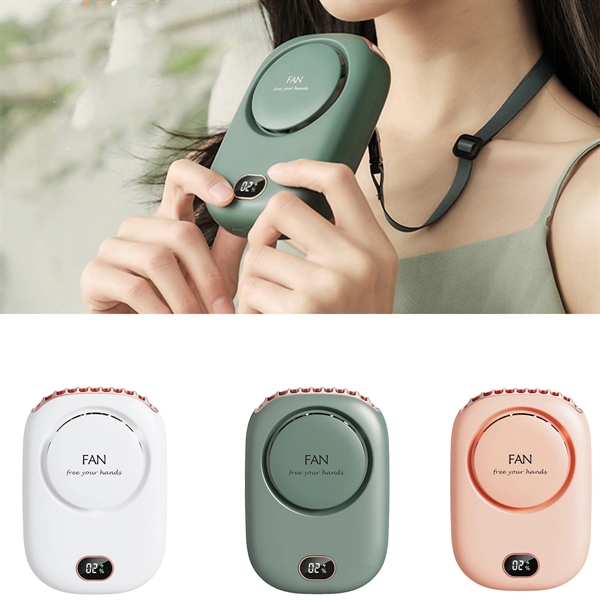 Usb Charging Mini Desktop Small Fan Neck - Usb Charging Mini Desktop Small Fan Neck - Image 0 of 2