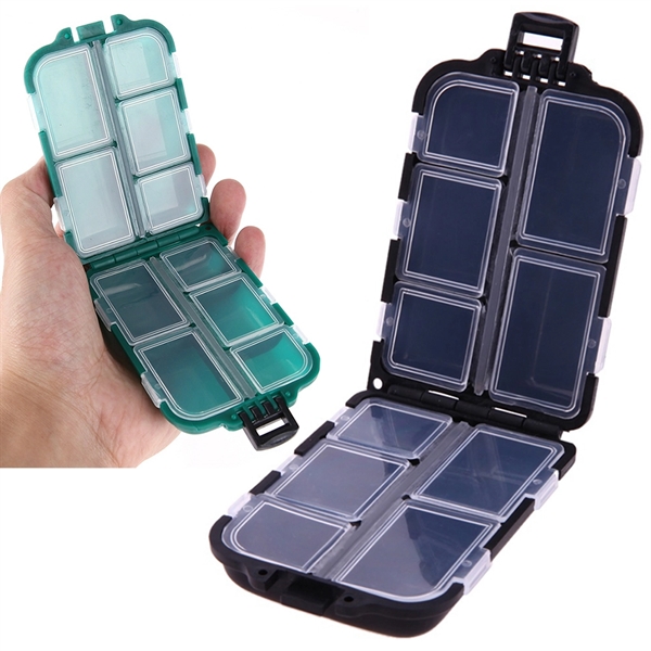 10 Compartments Fishing Tackle Organizing Box - 10 Compartments Fishing Tackle Organizing Box - Image 2 of 2