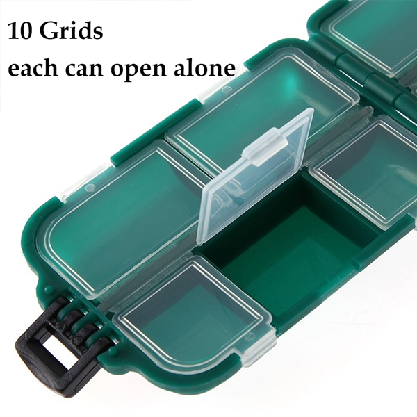 10 Compartments Fishing Tackle Organizing Box - 10 Compartments Fishing Tackle Organizing Box - Image 1 of 2