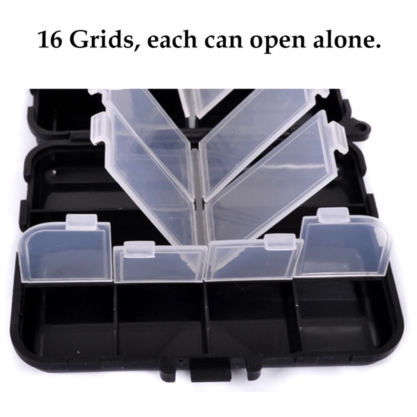 16 Cubes Fishing Organization Tackle Box - 16 Cubes Fishing Organization Tackle Box - Image 1 of 1